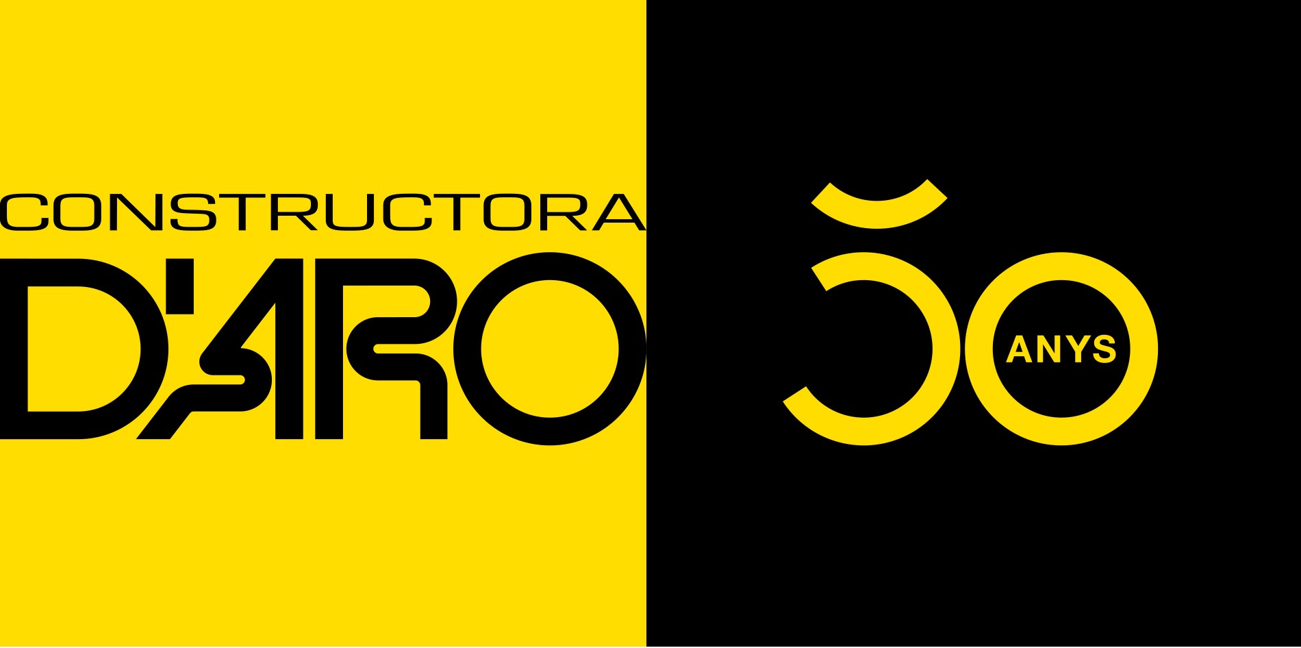 Logo 50 anys Constructora d'Aro
