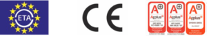 marquage label CE ETA European Technical Assessment ISO 9001 14001 OHSAS