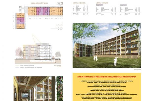 Sant Joan Despí logement hlm affordable housing midrise hpo vpo compacthabit eMii-C