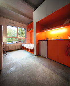 Student Housing dorm logement étudiant residencia estudiant France Francia França Pau eMii-C compacthabit