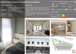 Semi-dettached Housing townhouse St. Andreu de Llavaneres solvia modular emii compacthabit
