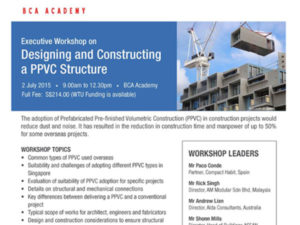 Singapore PPVC modular BCA building construction authority compacthabit invited paco conde