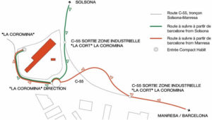 Contactez Plan Route CompactHabit Cardona
